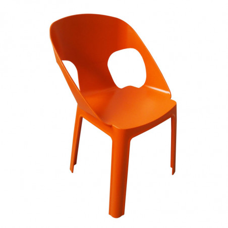 Fauteuil Rita - Orange - Lot de 4 Garbar - 1