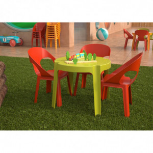 Fauteuil Rita - Vert Lime - Lot de 4 Garbar - 5