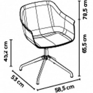 Chaise Araignée - Sable - Lot de 2 Resol - 2