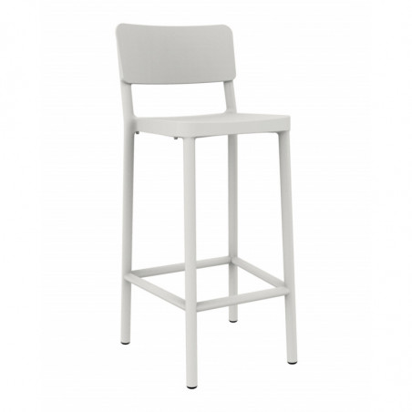 Tabouret Haut Lisboa - Blanc - Lot de 2 Resol - 1