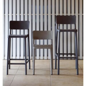 Tabouret Moyen Lisboa - Sable - Lot de 2 Resol - 3