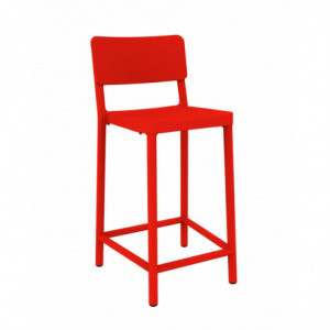 Tabouret Moyen Lisboa - Rouge - Lot de 2 Resol - 1