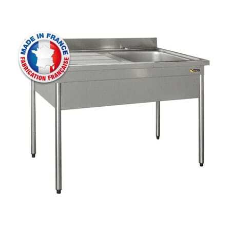 Plonge avec Cache Cuve Longueur 1200 - Série 700 SOFINOR - 1 Plonge avec Cache Cuve Longueur 1200 - Série 700 SOFINOR - 1