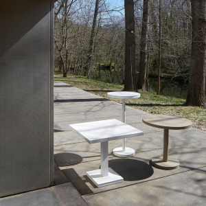 Table Barcino - 90 x 90 cm - Blanc Resol - 4