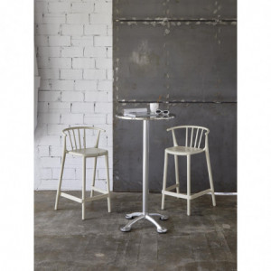 Tabouret Moyen Woody - Gris Foncé - Lot de 2 Resol - 3