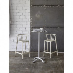 Tabouret Moyen Woody - Gris-Vert - Lot de 2 Resol - 3