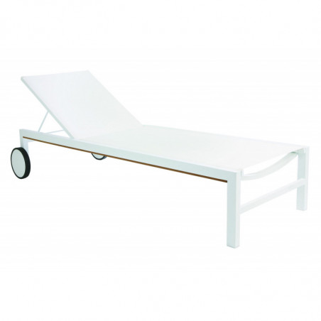 Chaise Longue Shio - Blanc - Lot de 2 Garbar - 1