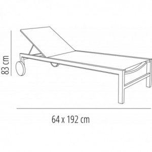 Chaise Longue Shio - Blanc - Lot de 2 Garbar - 2