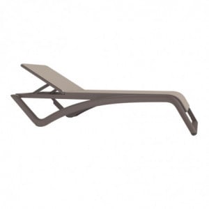 Chaise Longue Sky Club - Chocolat et Beige - Lot de 2 Resol - 1