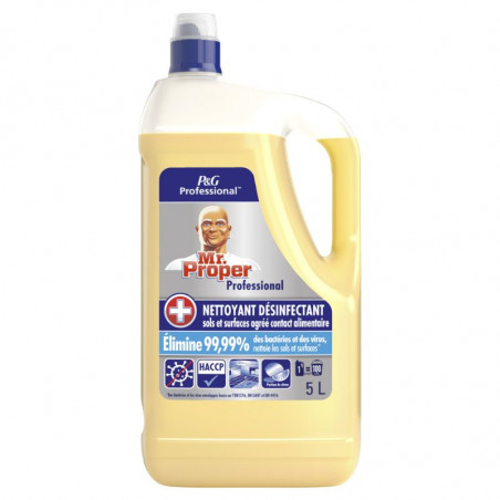 Nettoyant Désinfectant Sols et Surfaces Citron - 5 L Procter & Gamble - 1