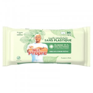 Lingettes Désinfectantes Sans Plastique Eucalyptus - 90 Lingettes Procter & Gamble - 1