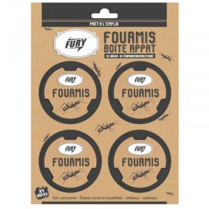 Boîte Appâts pour Fourmis - Lot de 4 FURY - 1