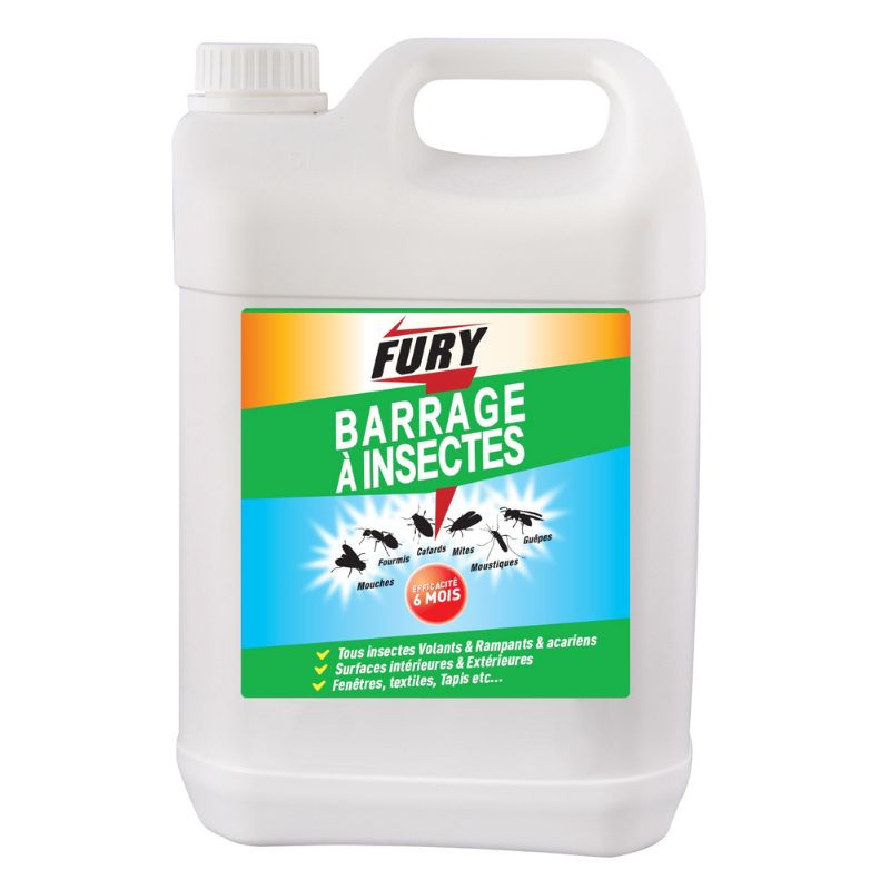 Barrage à Insectes Volants et Rampants - 5 L - FURY - Fourniresto