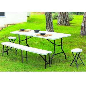 Table Pliante Easytable - 75,5 x 49,5 cm - Blanc Garbar - 3