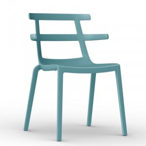 Chaise Tokyo Haute - Turquoise - Lot de 2 Resol - 1