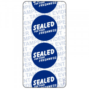 Etiquette de Scellage - 25 x 50 mm - Lot de 500 LabelFresh - 1