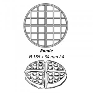 Gaufrier Professionnel à Ouverture 90 ° - Ronde Krampouz - 3