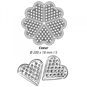 Gaufrier Professionnel à Ouverture 180 ° - Basculement Avant Arrière - Coeur Krampouz - 3