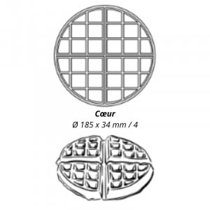 Gaufrier Professionnel Double à Ouverture 180 ° - Ronde Krampouz - 3