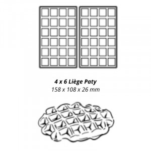Gaufrier Professionnel Double à Ouverture 180 ° - 4 x 6 Liège Paty Krampouz - 3
