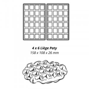 Gaufrier Professionnel Double à Ouverture 180 ° - 4 x 6 Liège Paty Krampouz - 3