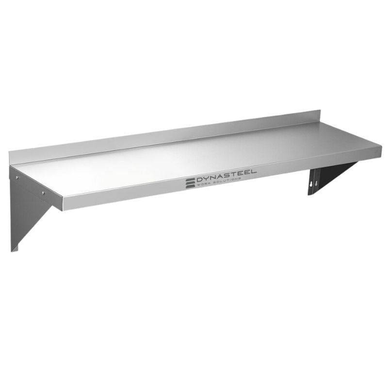 ETAGERE MURALE INOX PROFONDEUR 300MM ÉTAGÈRE INOX MCFRANCE Longueur 600 mm