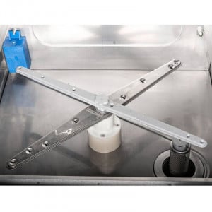 Lave-Vaisselle Professionnel avec Doseur de Liquide de Rinçage et Détergent - 50 x 50 cm Dynasteel - 3