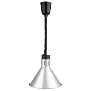 Lampe Chauffante Conique Argentée Dynasteel - 1