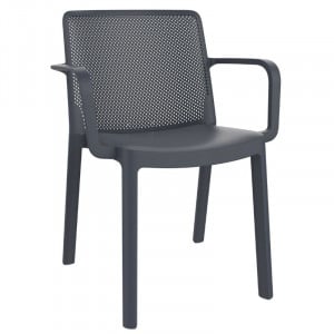 Fauteuil Fresh - Gris Foncé - Lot de 4 Garbar - 1