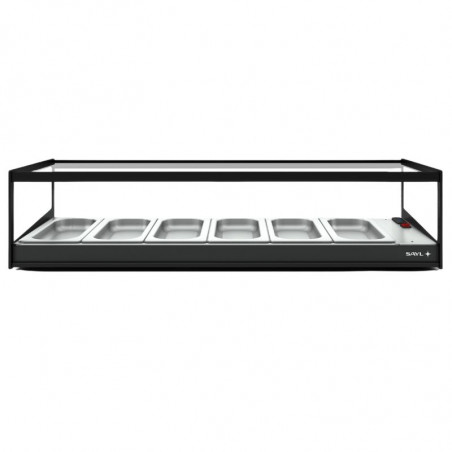 Vitrine Chaude à Poser - LOGIC 1P Bain Marie - GN 1/3 SAYL - 1