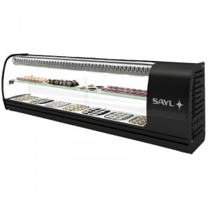 Vitrine à Sushi et Tapas - SLIM Double Froid - GN 1/6 SAYL - 1