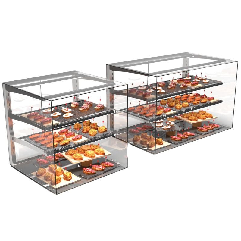 Vitrine Acrylique Transparente 75x30x16 Cm – Présentoir Élégant 2 Mm D’Épaisseur Pour Collections, Modèles Et Objets De Valeur