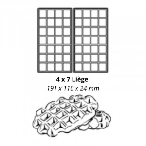 Gaufrier Professionnel à Ouverture 90 ° - 4 x 7 Liège Krampouz - 3