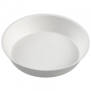 Assiette en Pulpe de Canne Ninfea - Ø 100 mm - Lot de 50 FourniResto - 1