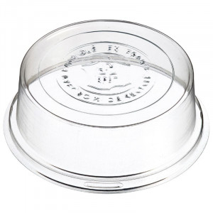 Couvercle en RPET pour Assiette en Pulpe de Canne Ninfea Ø 100 mm - Lot de 50 FourniResto - 1