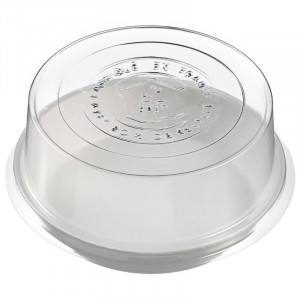 Couvercle en RPET pour Assiette en Pulpe de Canne Ninfea Ø 100 mm - Lot de 50 FourniResto - 2