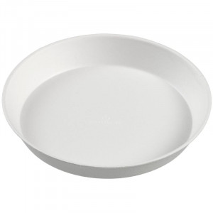 Assiette en Pulpe de Canne Ninfea - Ø 130 mm - Lot de 50 FourniResto - 1