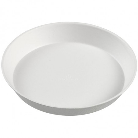 Assiette en Pulpe de Canne Ninfea - Ø 130 mm - Lot de 50 FourniResto - 1 Assiette en Pulpe de Canne Ninfea - Ø 130 mm - Lot de 50 FourniResto - 1