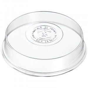 Couvercle en RPET pour Assiette en Pulpe de Canne Ninfea Ø 160 mm - Lot de 50 FourniResto - 1