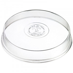 Couvercle en RPET pour Assiette en Pulpe de Canne Ninfea Ø 200 mm - Lot de 50 FourniResto - 1