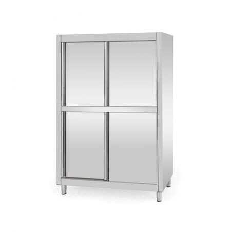 Armoire Inox Haute à 4 Portes - Profondeur 600 mm FourniResto - 1 Armoire Inox Haute à 4 Portes - Profondeur 600 mm FourniResto - 1