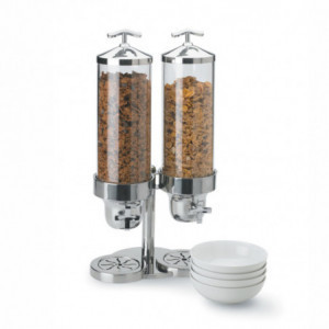 DISTRIBUTEUR CÉRÉALES DOUBLE 3,8 L