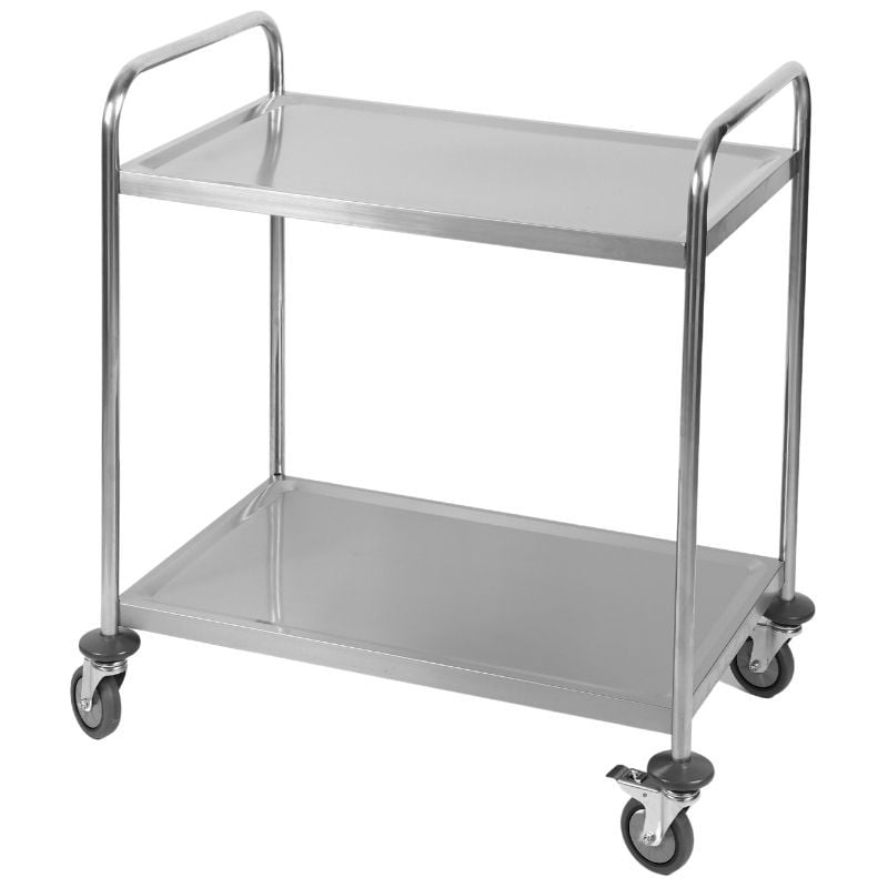 Chariot Inox à 2 Plateaux — vue 3