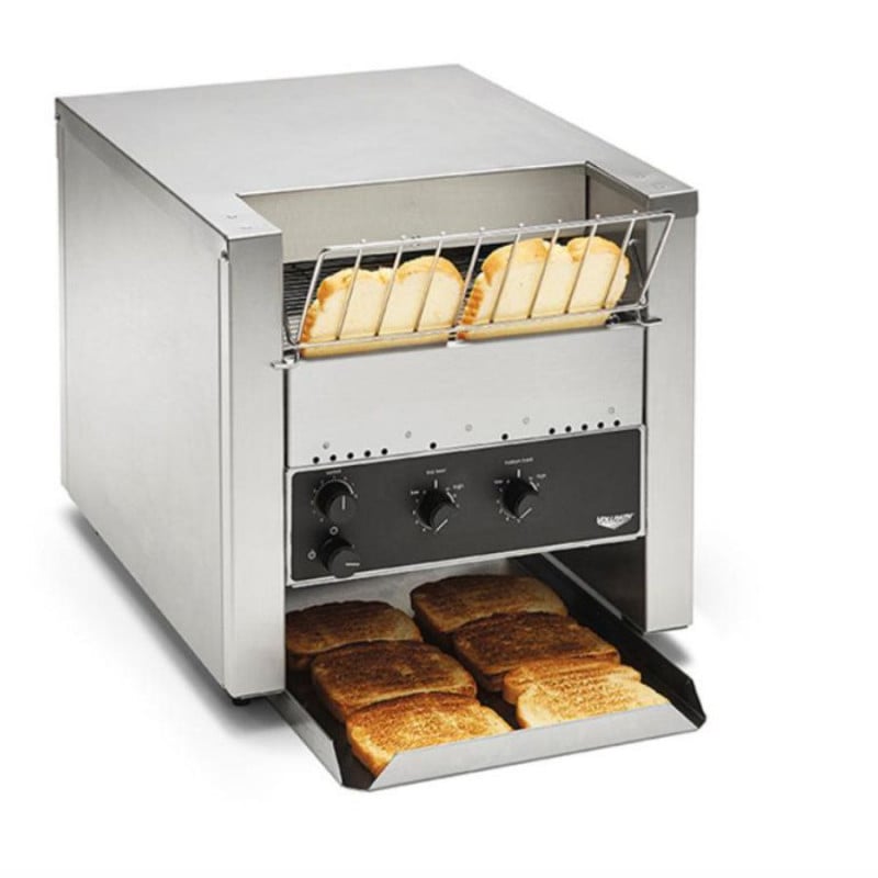 Toaster grille-pain vertical pro inox faible encombrement et rapide pour  burger et sandwich - Tom Press