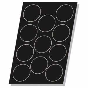 Moule Pizzas Quiches - 6 Ronds - 300 ml