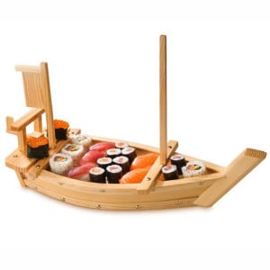 Bateau de Présentation pour Sushis - L 500 mm