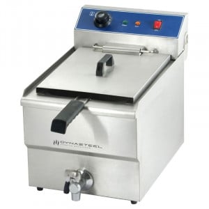 Friteuse Professionnelle 13 L avec Vidange Dynasteel - 1