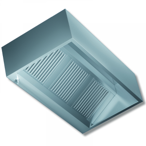 Hotte Série 900 Carrée avec Moteur - Longueur 1200 mm