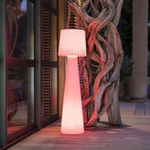 lampadaire lumière rouge