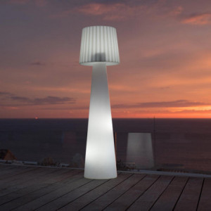 Lampadaire Filaire - Lady Blanc 110 cm